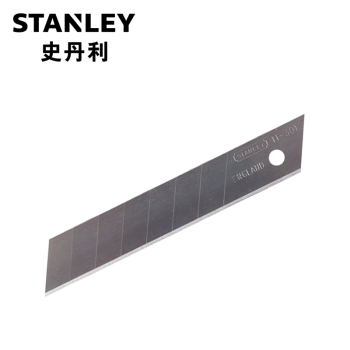 史丹利（STANLEY）美工刀替换刀片9mm(x10) 11-300T-22