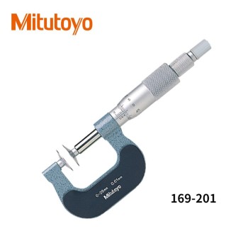 三丰（Mitutoyo）169-201-10盘型千分尺0-25mm/0.01mm 普通型  169-202-10 25-50mm/0.01mm