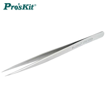 宝工（Pro'skit）不锈钢防磁长尖镊子(140mm) 1PK-105T