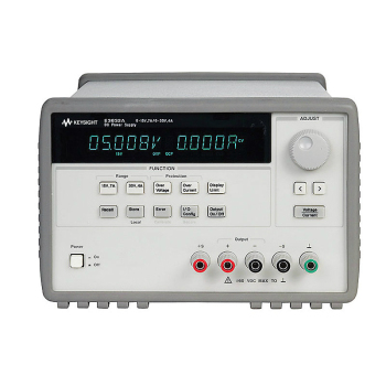 是德（keysight）E3632A直流电源。单路输出，双量程：0-15V，7A;0-30V，4A 105/120W。GPIB