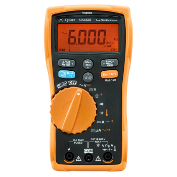 是德（keysight）U1233A真正的RMS 6000 计数手持式数字万用表，带非接触式电压检测器