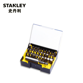 史丹利（STANLEY）31件6.3MM系列旋具头和磁性接杆组套A 63-411-23 63-412-23