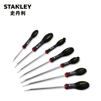 史丹利（STANLEY）三色柄平行一字螺丝批3.5x75mm 64-983-14