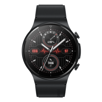 华为HUAWEI 智能手表 VID-B99(黑色氟橡胶表带)曜石黑