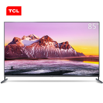 TCL 85X6S 85英寸 大屏私人影院 4K超高清全面屏防蓝光 人工智能语音网络液晶平板电视机 85X6S 85英寸