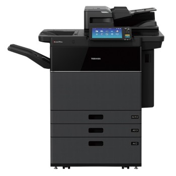 东芝（TOSHIBA）多功能彩色复合机 A3激光双面打印复印扫描 主机+同步输稿器+落地三纸盒