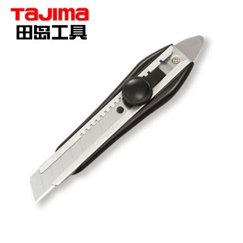 田岛（TaJIma）L521 铝合金美工刀 带爪 黑色