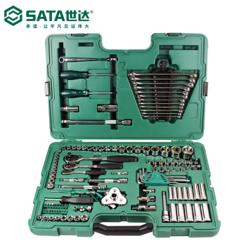 世达（SATA）120+1件6.3x10x12.5MM系列汽车维修综合组套