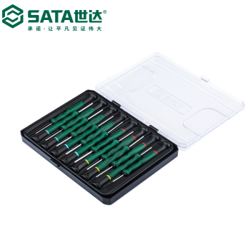 世达（SATA）15件综合微型螺丝批组套