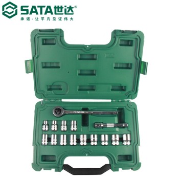 世达（SATA）13件12.5MM系列套筒组套