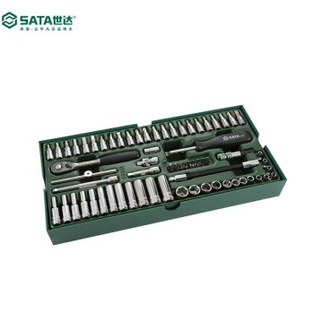 世达（SATA）工具托组套-66件6.3MM系列套筒 33件10MM系列 27件12.5MM系列