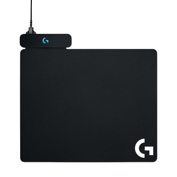 罗技（G）POWERPLAY 无线充电系统 无线充电鼠标垫 搭配G903 G502无线 GPW 黑色