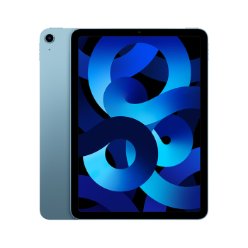 Apple 10.9英寸平板电脑 2022年款(256G WLAN版/M1芯片Liquid视网膜屏 ) 蓝色 3个月上门服务
