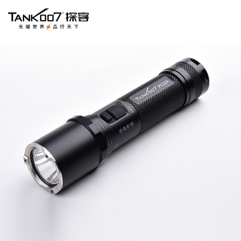 TANK007 探客 新标标准型警用直充手电筒PC11A巡逻安防强光手电