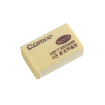 齐心(Comix)  B2553 4B美术用橡皮擦 大 棕 30块