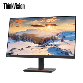联想（ThinkVision）S24e-20 23.8英寸 FHD 全高清广视角 三边微边框 眼部舒适认证 电脑显示器